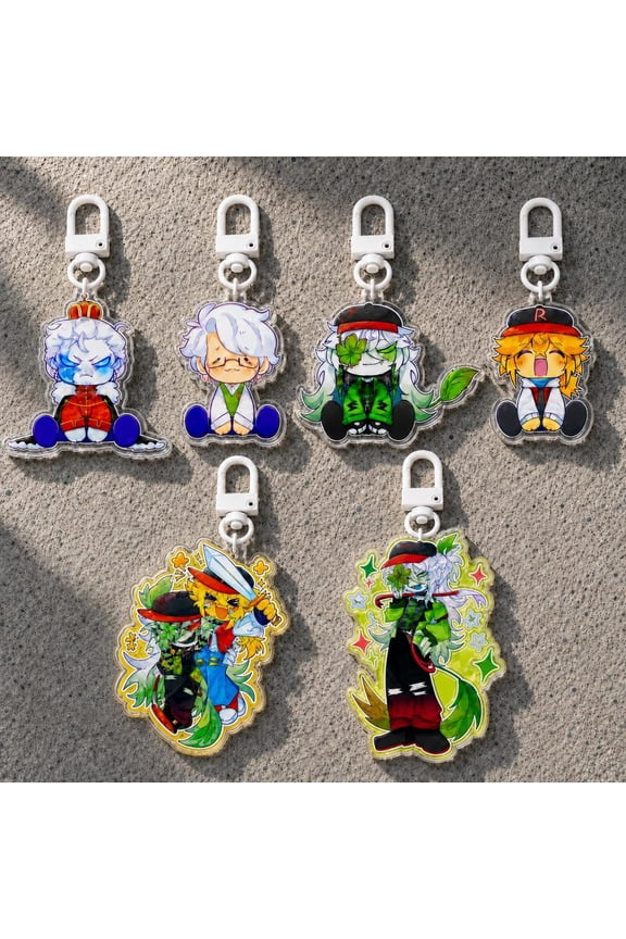 1 Pcs Retro Pixel Game Acrylic Keychain, Bag Charm, Gamer Fan Gift