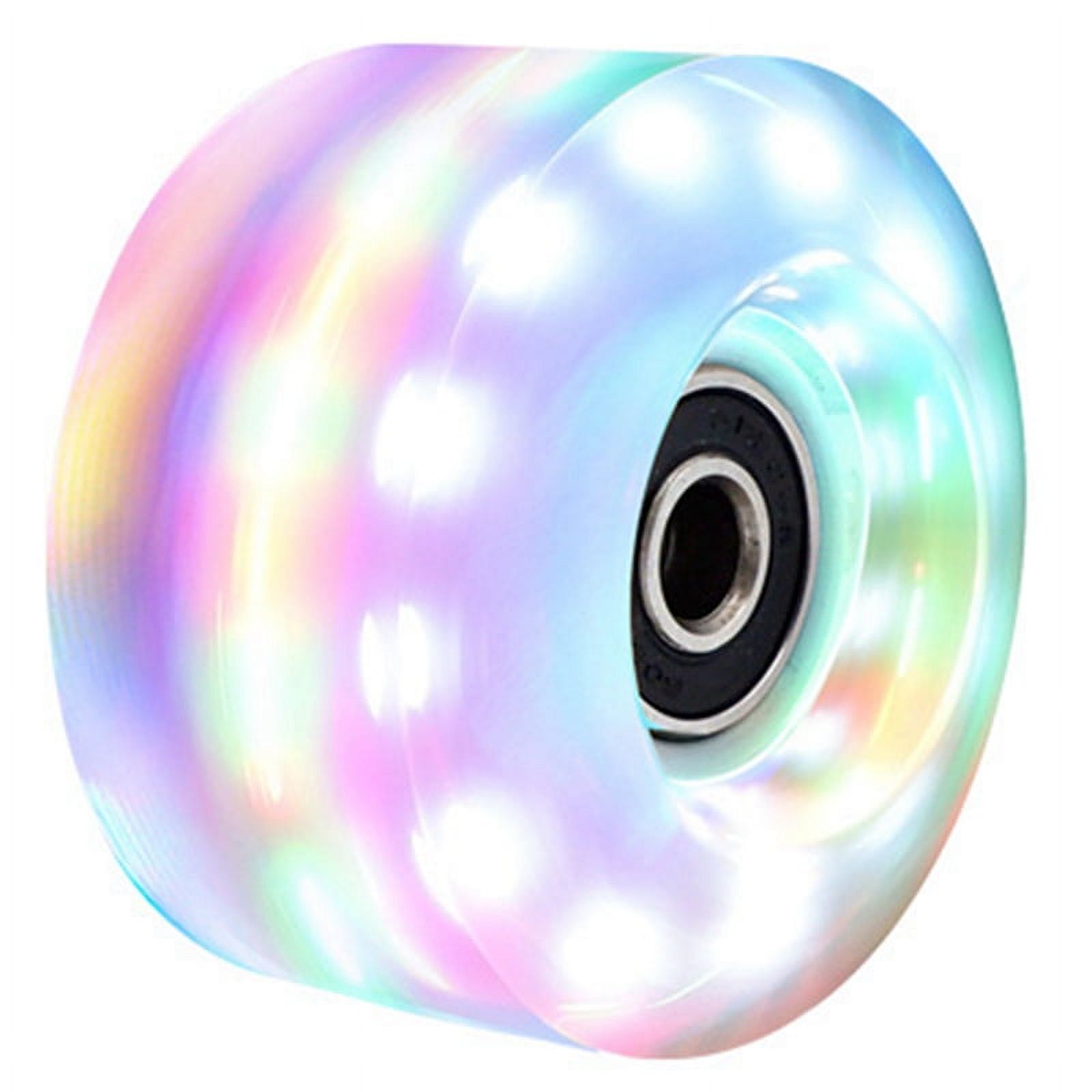 1 Pcs Roller Skate Wheels 58mm X 32mm Luminous Quad Roller Skateboard Roller Skates Light Up Wheels Colorful