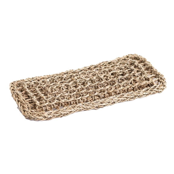 1 Pcs Rope Climbing Net for Small Birds, Natural Fiber Hanging Wall Climbing Toy for Bird Cage, Activity Play Gym for Pet Birds, Bird Exercise Net for Cage, Khaki