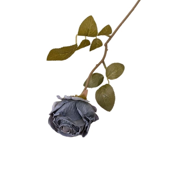 1 Pcs Roses Artificial Flowers,15.6 Inch Faux Rose Silk Flowers with Long Stems,Realistic Fake Rose Flowers Branch,for Diy Wedding Arrangements Table Vase Centerpieces Home Decorations,(I,15.6 in)