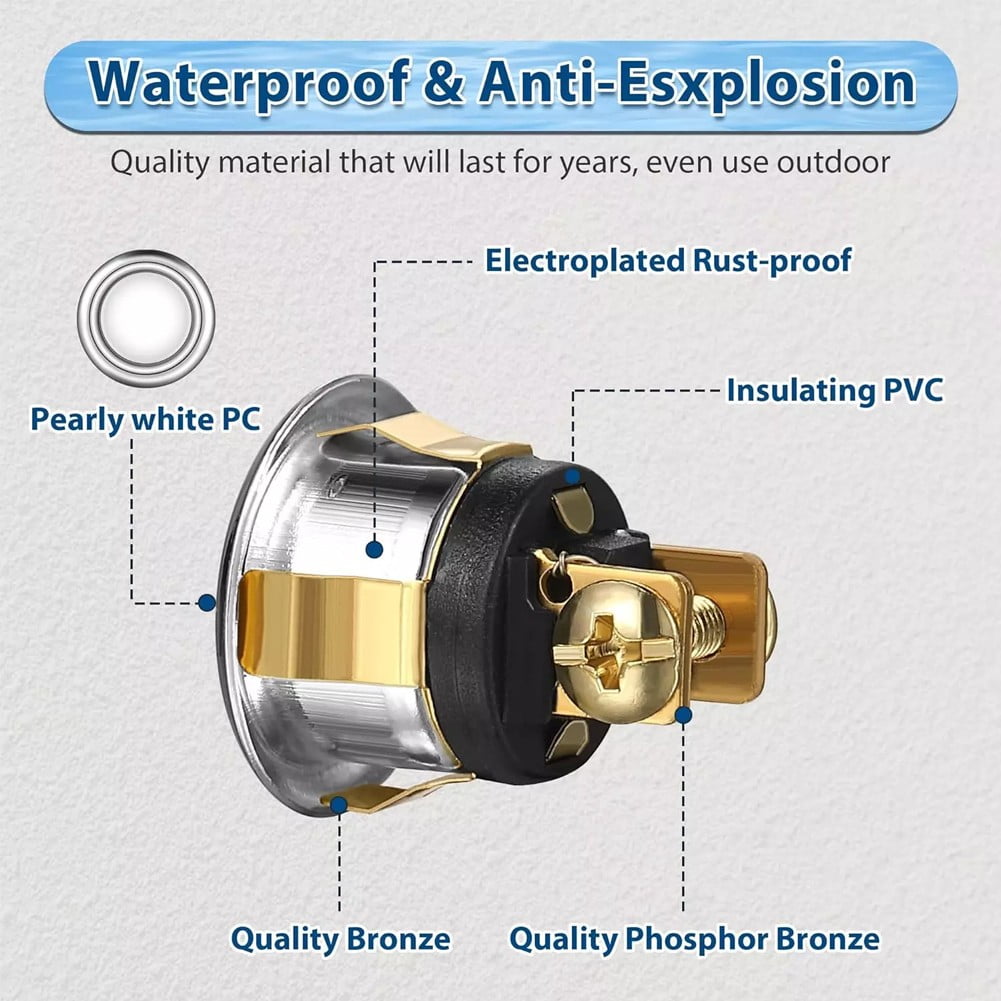Lighted Doorbell Push Button Wired Door Bell - View #8