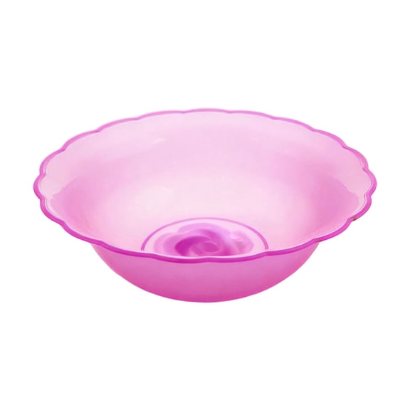 1 Pcs Round Wash Basins, Lightweight Portable Stackable Small Tub Set for Washing Face, Fruits, Dishes, Bottles, Home Kitchen Sink and Camping, Pink