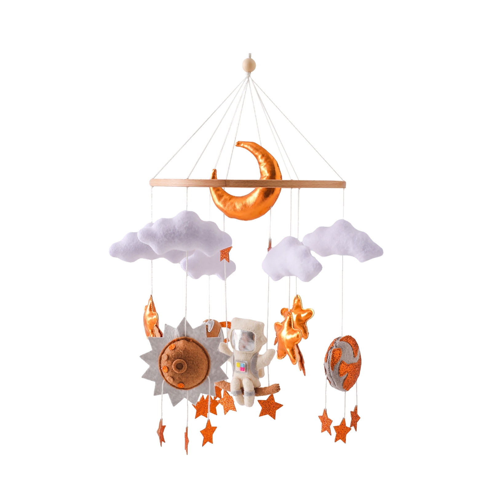 1 Pcs Safari Animal Baby Mobile Felt Crib Mobile Nursery Ceiling