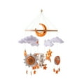 1 Pcs Safari Animal Baby Mobile Felt Crib Mobile Nursery Ceiling