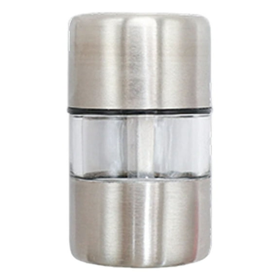 1 Pcs Salt And Pepper Grinder,Mini Salt And Pepper Grinder Shakers,Small Salt Pepper Grinder,Stainless Steel Mini Seasoning Containers,Small Portable Salt & Pepper Shakers,1.18x2.04 in