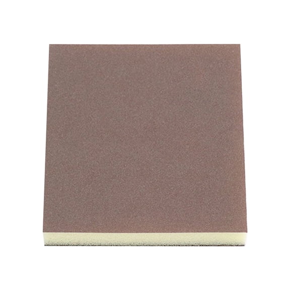 1 Pcs Sanding Sponge,Washable and Reusable Handmade Sandpaper Block,4.72X3.78 Inch Sandpaper Block,Sanding Sponges Block for Wooden Drywall Sheetrock Metal Glazing and Furniture Paint,Gray 120 Grits