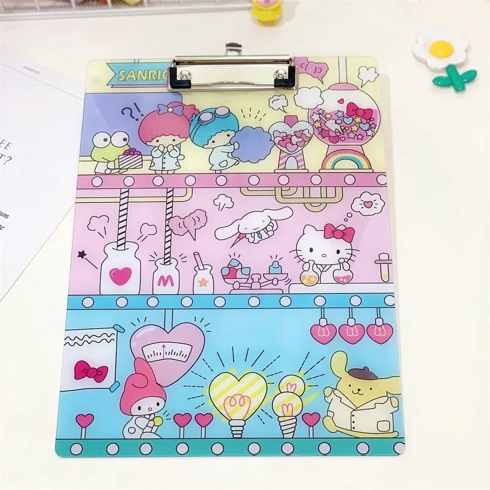 1 Pcs Sanrio Anime My Melody Cinnamoroll Kuromi Cute Cartoon A4 File ...