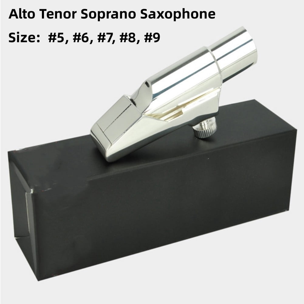 Universal Mouthpiece Set For Alto, Soprano, Tenor Clarinet & Saxophone - Black Ligature And Cap