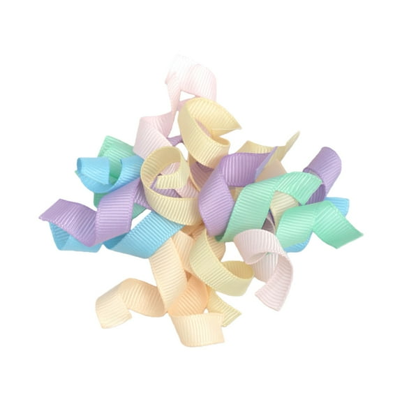 1 Pcs Self-Adhesive Curly Ribbon Twist Tie Bow, Curly Ribbon Packaging Bow, for Presents Wedding Birthday Party Decorations