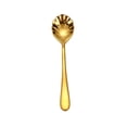 thumbnail image 1 of 1 Pcs Shell Spoon,Stainless Steel Sugar Spoon,Small Spoons for Dessert,Tiny Jelly Spoon Salt Spoon,Mini Coffee Spoons,Tea Spoons Vintage Stirring Spoons,Mini Spoons for Dessert,Coffee,Gold, 1 of 9
