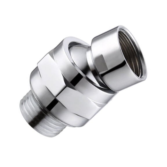 1 Pcs Shower Head Swivel Ball Adapter,Metal Shower Connector Ball Joint,Adjustable All-Purpose Shower Arm Extension Component,Shower Head Connector Angle Adjustable,Shower Head Accessories,A