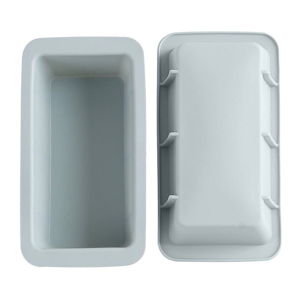 1 Pcs Silicone Mini Bread Loaf Pans, Nonstick Small Toast Cake Bakeware, Silicone Baking Mold Rectangular Cake Bread for Mousse Jelly and Easy Baking