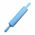 thumbnail image 1 of 1 Pcs Silicone Rolling Pin, Non-Stick DIY Dumpling Roller, Bread Cookie Rolling Pin, Pastry Dough Roller Silicone Rolling Pins for Baking, Pastry Dough Roller, Fondant, Pizza 12", 1 of 8