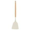 thumbnail image 1 of 1 Pcs Silicone Turner, Wide Nonstick Omelette Spatulas with Wood Handle for Frying Egg Steak Fish Burgers Pancake, 1 of 4