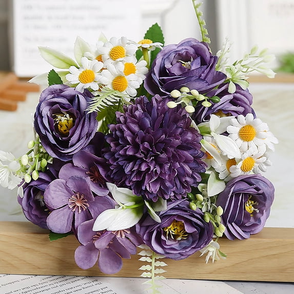 1 Pcs Silk Fake Flowers Artificial,11.8 inch Faux Flowers Flowers for Outdoors,Garden Plants Rose Flowers for DIY Bouquet Home Office Centerpieces Arrangements