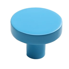 1 Pcs Single Hole Kitchen Round Cabinet Knobs,Pulls Drawer Knobs,Round Dresser Drawer Pulls Closet Door Pulls,1.18 Inch Kitchen Cabinet Knobs,Round Kitchen Cabinet Hardware Handles,(Z_Blue,1.81 in)