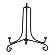 1 Pcs Small Display Stand,3.97 Inch Black Metal Easel Plate Display Photo Holder Stand,Mini Decorative Metal Plate Holders For Displaying,Easel,Frame,Book,Card,Bowl,Display Stands,Black