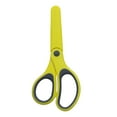 thumbnail image 1 of 1 Pcs Small Scissors With Rubber, Right Left Handed Use, MultiFunctional Scissors with Cover for Cutting Paper Craft Classroom Office Home, 5.7 Inches, Yellow, 1 of 7