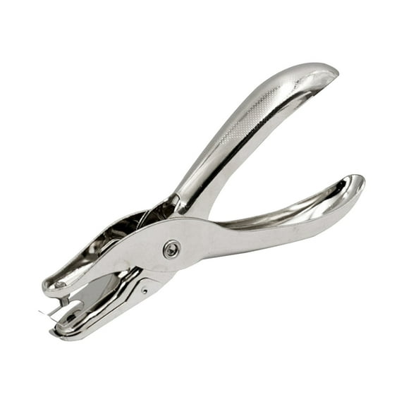 1 Pcs Small Single Hole Punch, Small Mini Metal Hole Punchers Tiny Circle Shaped Hole Handheld Paper Punch for Greeting Cards, Paper, Invitations, 8 Sheet Punch Capacity