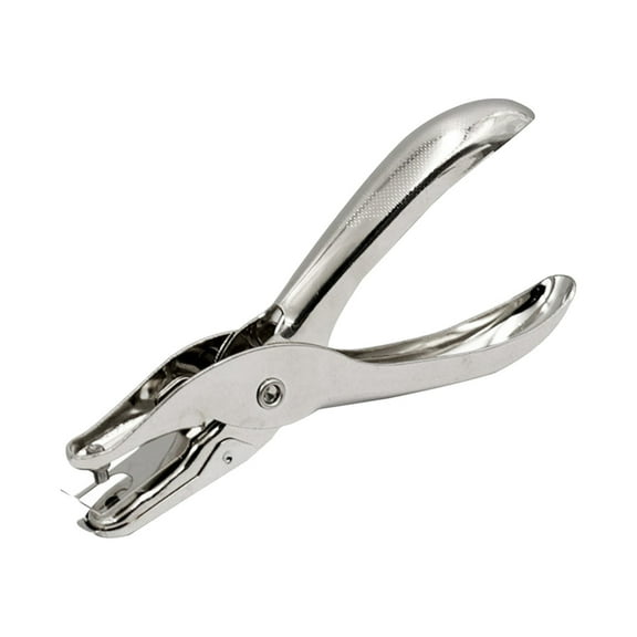 1 Pcs Small Single Hole Punch, Small Mini Metal Hole Punchers Tiny Circle Shaped Hole Handheld Paper Punch for Greeting Cards, Paper, Invitations, 8 Sheet Punch Capacity