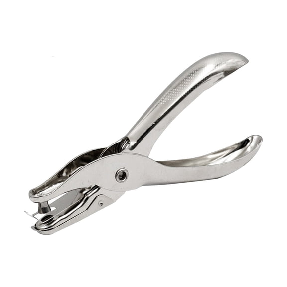 1 Pcs Small Single Hole Punch, Small Mini Metal Hole Punchers Tiny Circle Shaped Hole Handheld Paper Punch for Greeting Cards, Paper, Invitations, 8 Sheet Punch Capacity