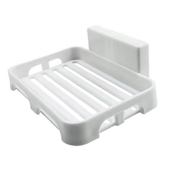 1 Pcs Soap Holder, Self-Adhesive Creative Storage Rack, Soap Holder Dish Shower Bar Soap Holder with Drainage, Wall Mounted Soap Box Tray Container for Bathroom Bathtub Kitchen Sink
