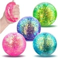 thumbnail image 1 of 1 Pcs Soft Squishies Stress Balls Squeeze for Adults, Glitter Sensory Fidget Toys, Improve Finger Dexterity Calming Toys, Great for Classroom Prizes Gift, Anxiety Relief Items Fidget, Random, 1 of 6
