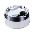 thumbnail image 1 of 1 Pcs Spinning Ashtray, Round Cigarette Ashtray with Spinning Tray, Portable Stainless Steel Windproof Ashtray with Lid for Patio, Outdoor or Indoor, Home Office Decoration, 1 of 9