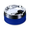 thumbnail image 1 of 1 Pcs Spinning Ashtray, Round Cigarette Ashtray with Spinning Tray, Portable Stainless Steel Windproof Ashtray with Lid for Patio, Outdoor or Indoor, Home Office Decoration, 1 of 9