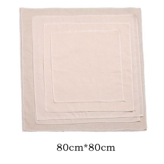 1 Pcs Square Cheesecloth for Straining,Reusable Cheese Cloths Unbleached Cotton Fabric Strainer for Straining,Cooking,Baking,Steaming 80X80CM
