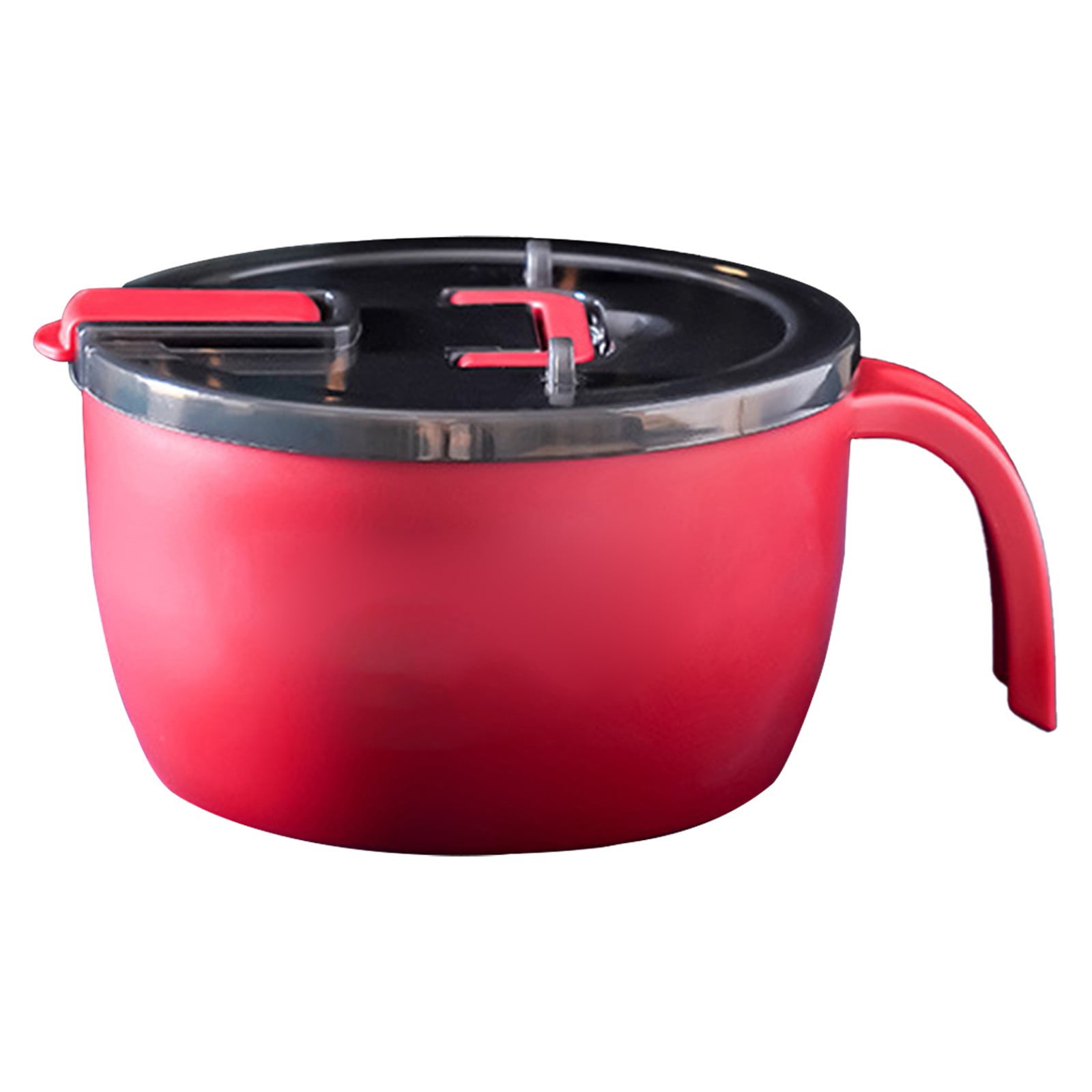 Hemoton Stainless Steel Noodle Bowl With Lid – Dinosaur Pattern, Microwave Safe, Bento Lunch Box With Handle 3 thumbnail image
