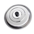 thumbnail image 1 of 1 Pcs Stainless Steel Pan Lid, 12" Wok Lid With Knob Cooking Pot Lid Frying Pan Cover Replacement For Kitchen Accessories, 1 of 5