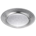 thumbnail image 1 of 1 Pcs Stainless Steel Round Plates,Metal Lightweight Dinner Dishes Plates,Round Plates with Hammered Texture for Bbq and Restaurant Serving,Stackable Plate for Wedding Decor,(Silver 2,8.26 in), 1 of 9