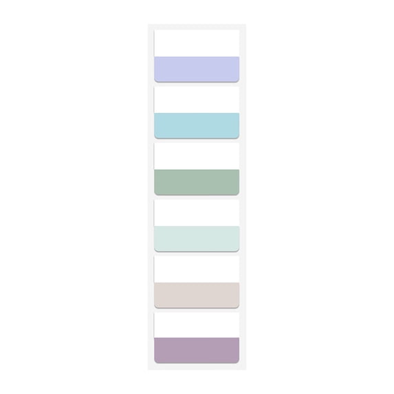 1 Pcs Sticky Index Tabs,Colored Book Sticky Tabs,Writable and Repositionable File Tabs Flags,Small Book Sticky Tabs,Transparent Sticky Index Tabs,Page Markers for Books,Notebook Tabs,(L,1.77x1.1 in)