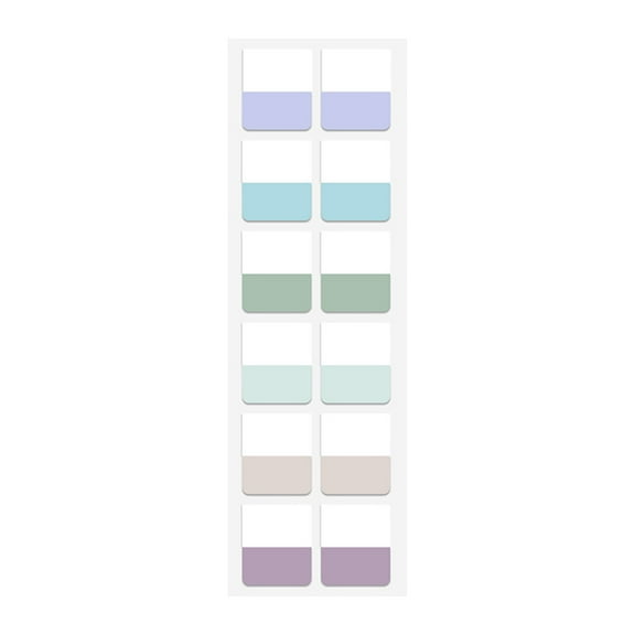 1 Pcs Sticky Index Tabs,Colored Book Sticky Tabs,Writable and Repositionable File Tabs Flags,Small Book Sticky Tabs,Transparent Sticky Index Tabs,Page Markers for Books,Notebook Tabs,(M,0.98x1.1 in)