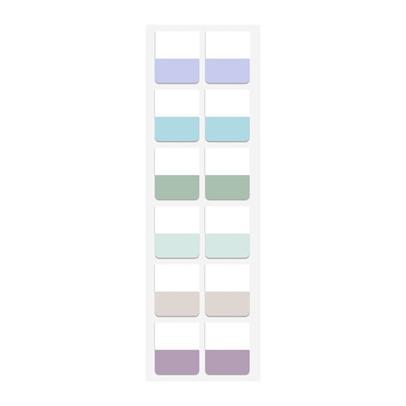 1 Pcs Sticky Index Tabs,Colored Book Sticky Tabs,Writable and Repositionable File Tabs Flags,Small Book Sticky Tabs,Transparent Sticky Index Tabs,Page Markers for Books,Notebook Tabs,(M,0.98x1.1 in)