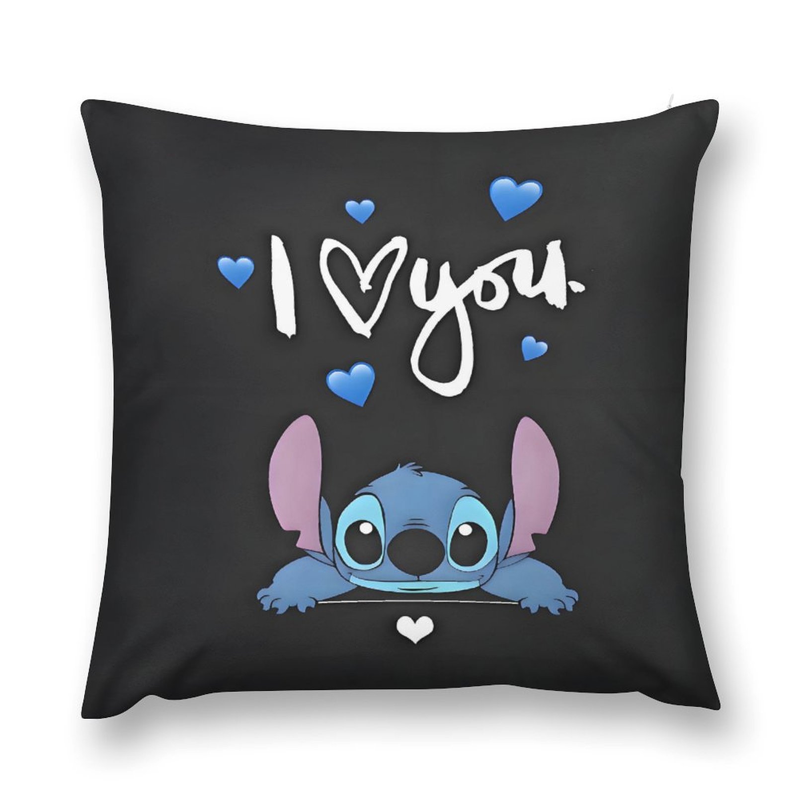 1 Pcs Stitch I Love You Pillowcase Decorative Pillow Covers 12 "x12