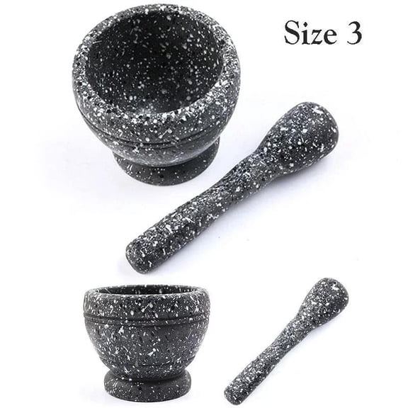 1 Pcs Stone Mortar Masher Multi-function Manual Household Garlic Mortar Pot Grinder Bowl Garlic Pot For Home Cook Tools
