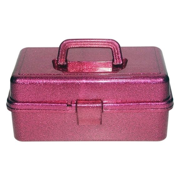 1 Pcs Storage Bins, Three-Layer Multipurpose Art & Craft Storage Container, Glitter Art & Craft Tool Storage Box for Art Supply Makeup Hair Accessories Painting Tools