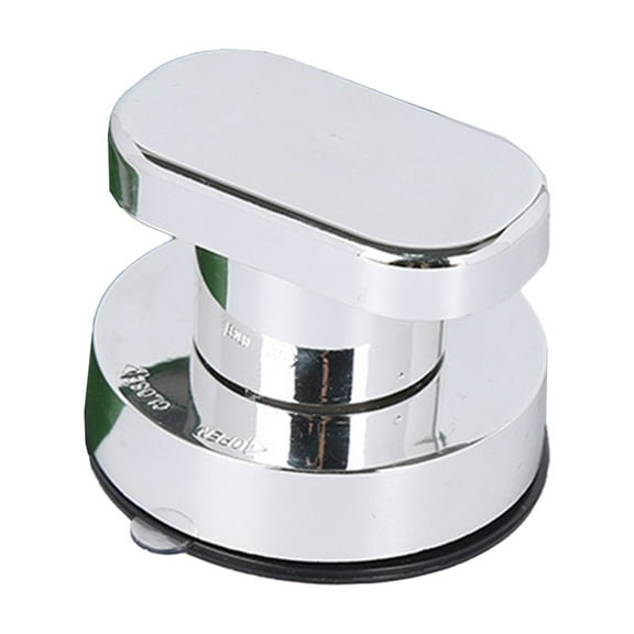 1 Pcs Strong Suction Cup Glass Mirror Door Handle, Super Suction Vacuum Suction Silver