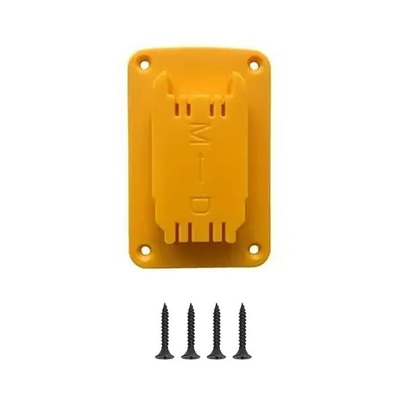 1 Pcs Tool Holder,Wall Mount Drill Holder With 4 Screws,4.55 X 2.95 Inch Tool Holders,Power Tool Accessories Easy Installation,Drill Tool Rack Bracket,Tool Holder Hanger Wall Mount Storage Rack,C