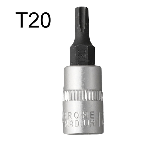 1 Pcs Torx Bit Sockets 1/4 inch Driver Star Bit T20 Screwdriver Bits Impact Bit