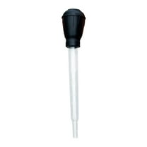 1 Pcs Turkey Baster,Turkey Oil Suction Tube With Scale,1 Oz/30Ml Barbecue Transparent Turkey Baster,Soft Meat Baster Tool For Cooking,Portable Turkey Baster For Kitchen Bbq Daily Cooking,Black