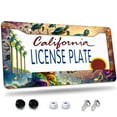 thumbnail image 1 of 1 Pcs Turtles And Musical Notes License Plate Frame,License Plate Cover for Car Decorative Parts,Aluminum License Plate Bracket Holder Rust-Proof for US Standard Car, 1 of 8