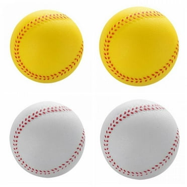 Balle Blitzball Originale - Ballon En Plastique Jaune Pour Baseball De Rue Et Batting