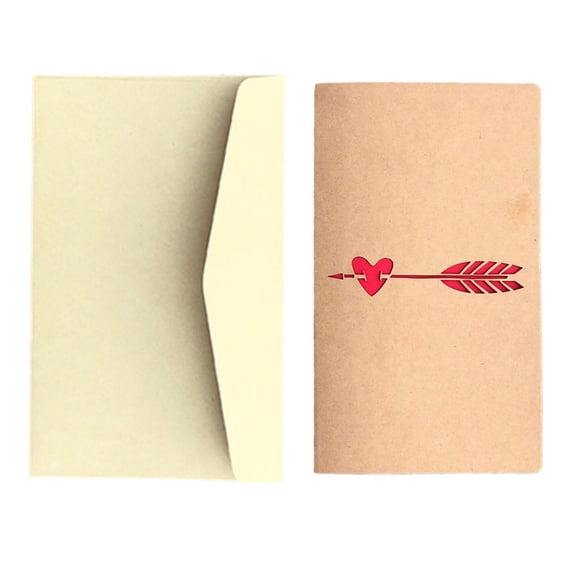1 Pcs Valentines Cards With Envelopes,3.93X6.7 Inch Valentines Cards With Envelopes,Retro Paper Hollow Heart Card,Valentine'S Day Greeting Card,Diy Greeting Cards For Valentine'S Day,(F,3.93x6.7 in)
