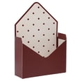 thumbnail image 1 of 1 Pcs Valentines's Day Envelope Boxes,Valentines Day Red Envelope Gift Box,Flower Wrapping Paper,Romantic Boxes for Gifts,Decorative Flower Box with Love Letters Design for Proposal Wedding(Brown1), 1 of 4