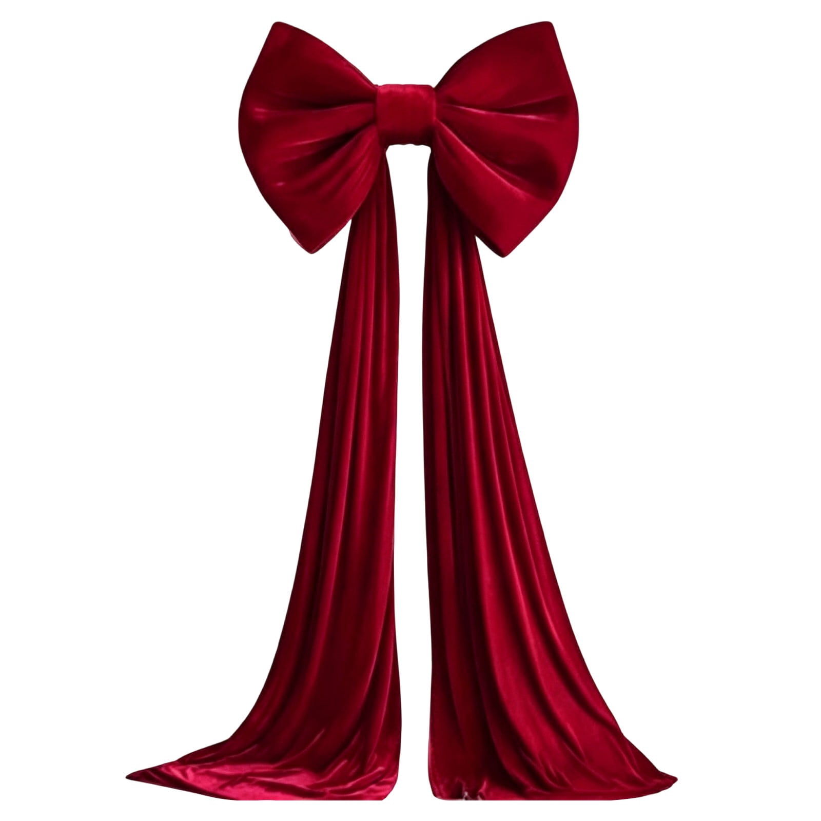 1 Pcs Velvet Bow Decoration, Ultra-Large Velvet Fabric for Cathedral ...