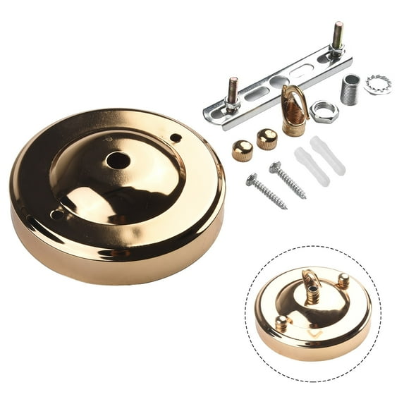 1 Pcs Vintage Ceiling Rose Hook Plate Light Fitting Chandelier Household Ceiling Pendant Lamp Hardware Accessories