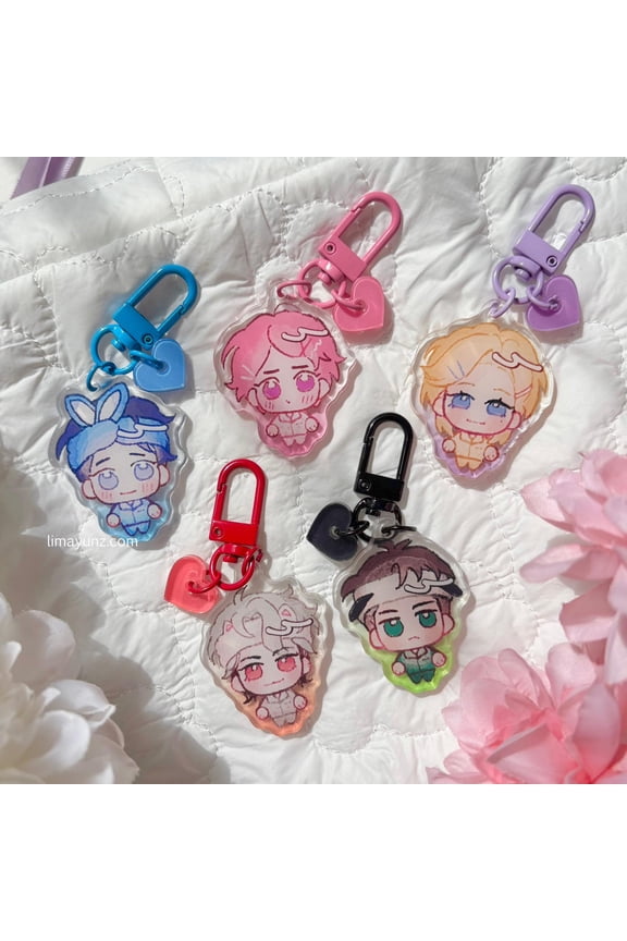 1 Pcs Virtual K-Pop Group | Acrylic Keychains